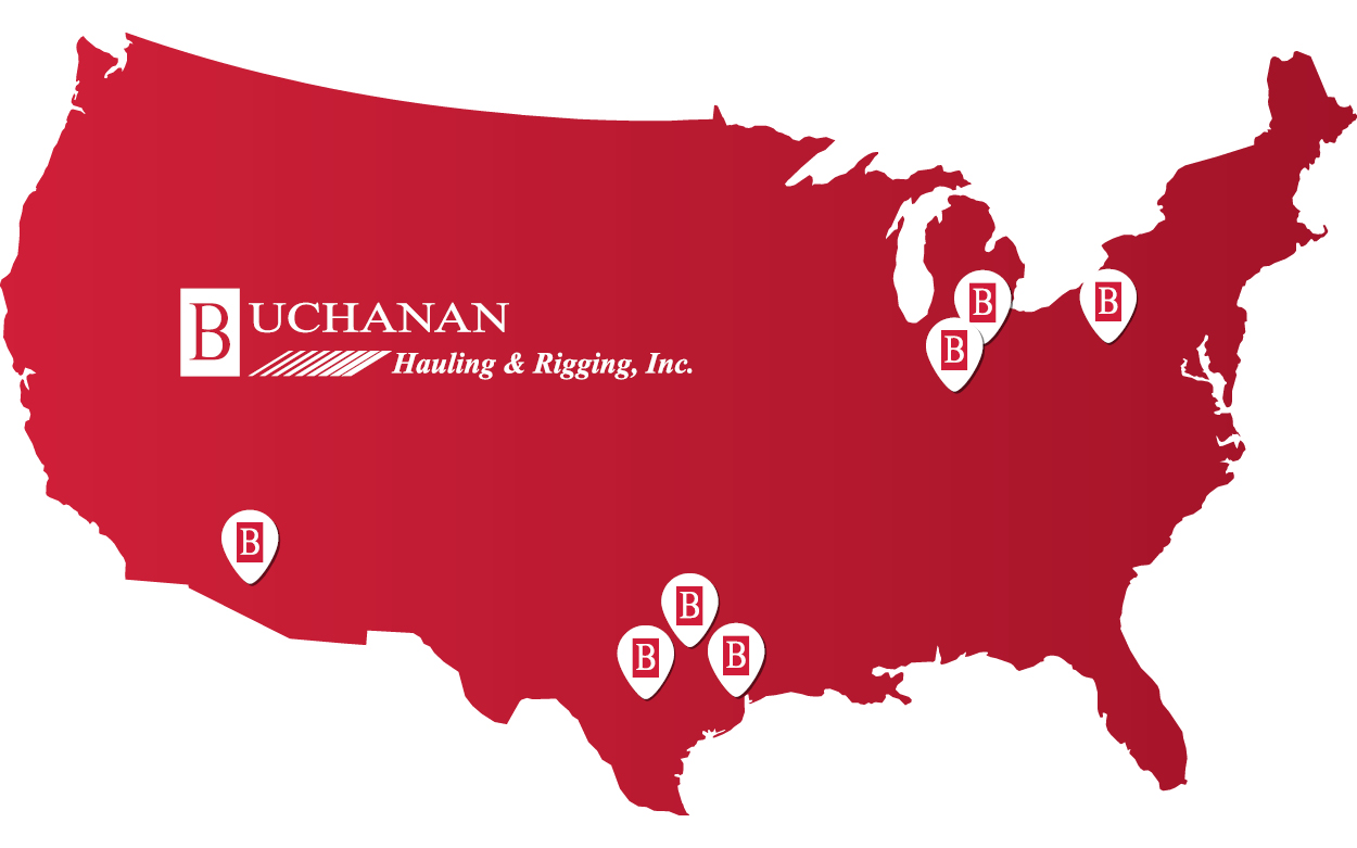 Locations - Buchanan Hauling & Rigging