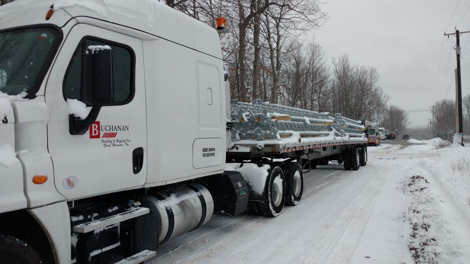 Buchanan Flatbed in Snow