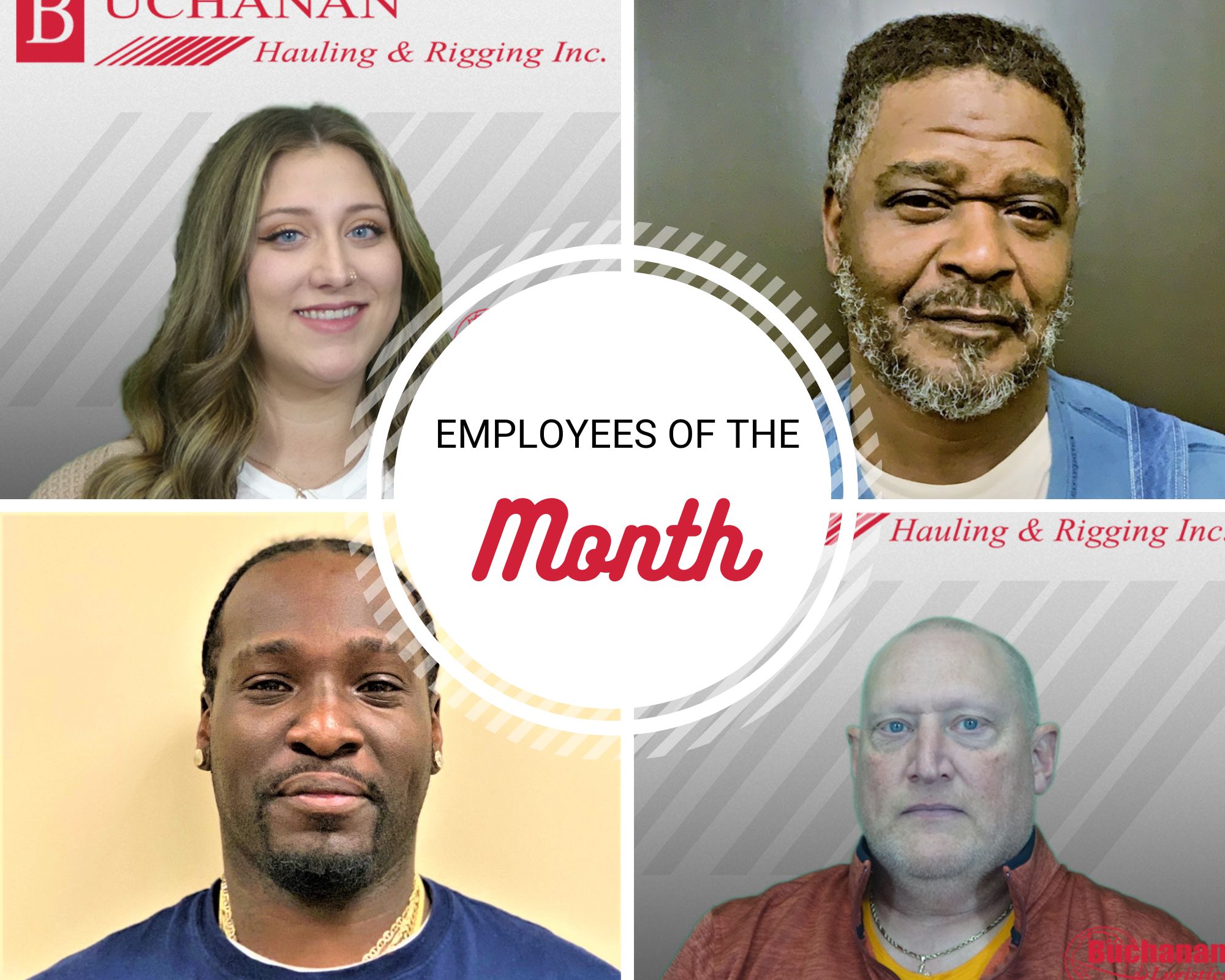 Employees Of The Month - February 2023 - Buchanan Hauling & Rigging