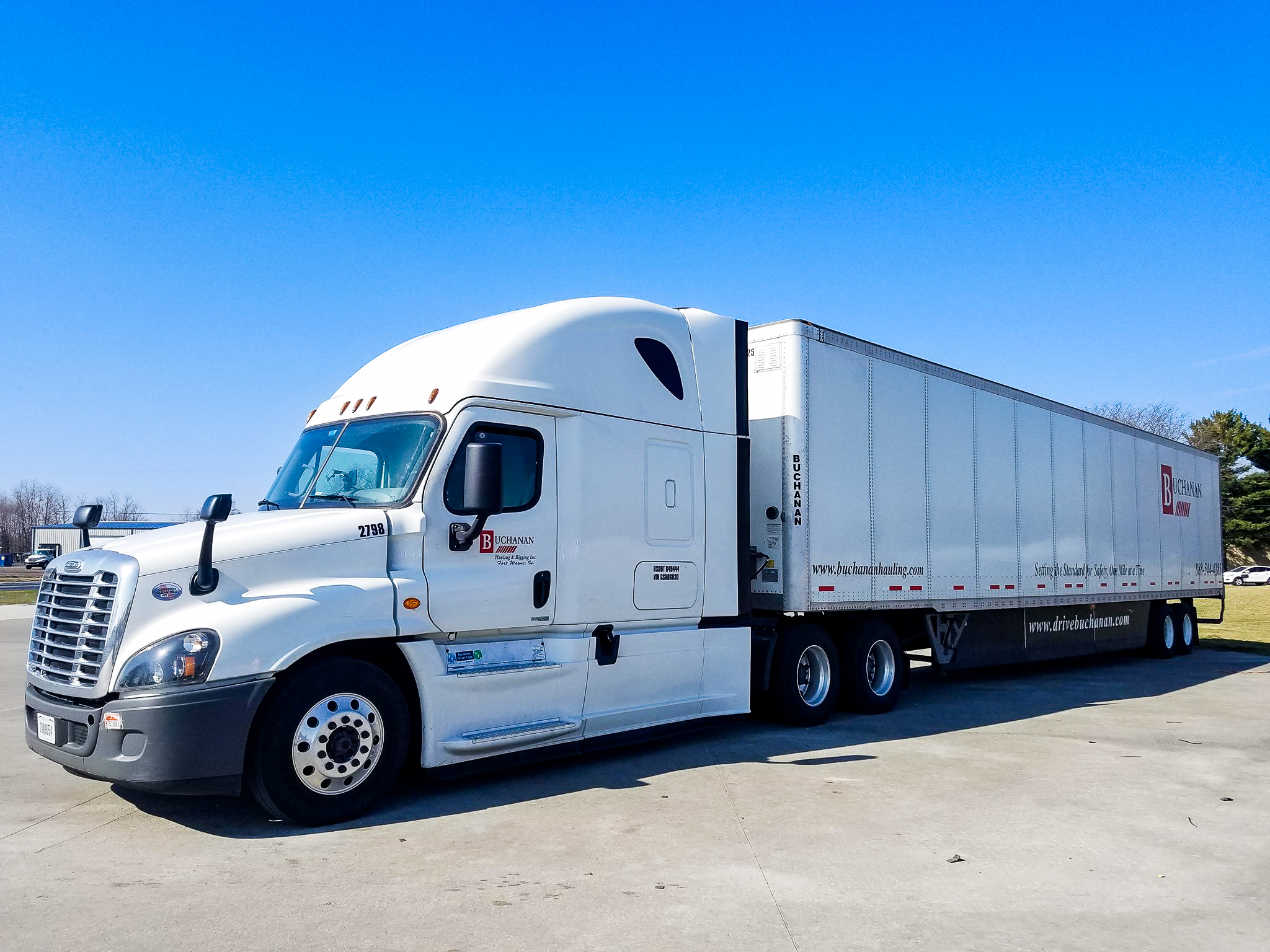 Buchanan Hauling and Rigging offers many forms of specialized transport including Hazmat.